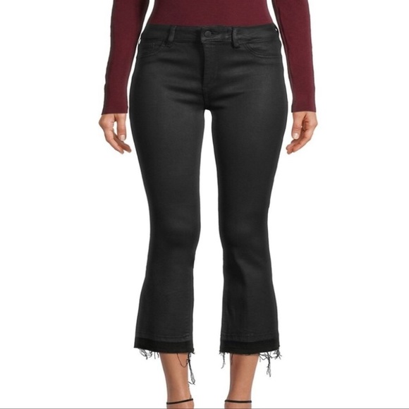 BUNDLE 3 FOR $75 DL1961 “Harker” black instasculpt crop flare jeans Size 27 - Picture 3 of 4